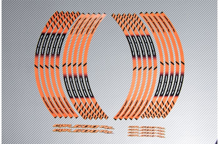 Strisce nastro adesivo racing per cerchio ruota HONDA CBR 600 RR