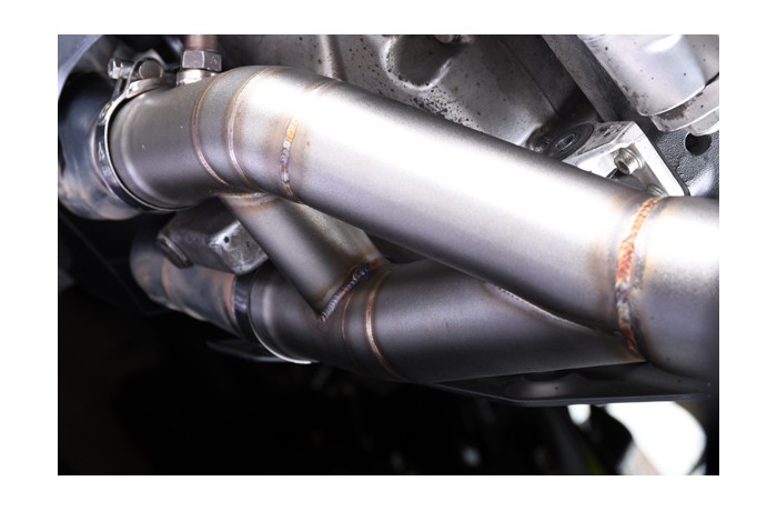 Manguito de conexión en Y / Y Pipe con decatalizador BMW S1000RR 2010 - 2014 Manguito de conexión en Y / Y Pipe con decatalizador BMW S1000RR 2010 - 2014
