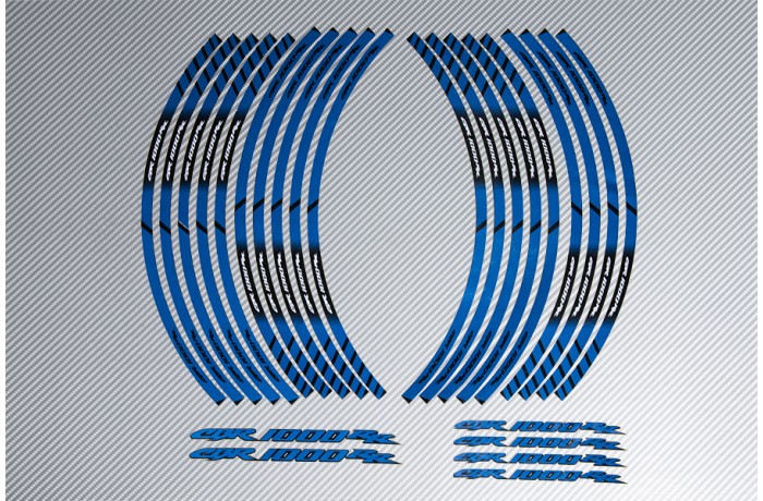 Strisce nastro adesivo racing per cerchio ruota HONDA CBR 1000 RR Strisce nastro adesivo racing per cerchio ruota HONDA CBR 1000 RR