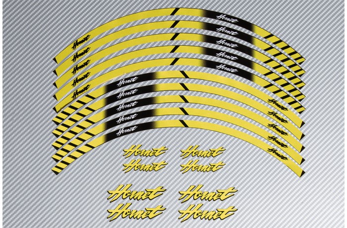 Strisce nastro adesivo racing per cerchio ruota HONDA HORNET Strisce nastro adesivo racing per cerchio ruota HONDA HORNET
