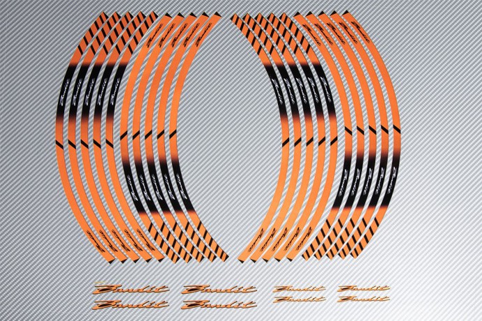 Strisce nastro adesivo racing per cerchio ruota SUZUKI BANDIT