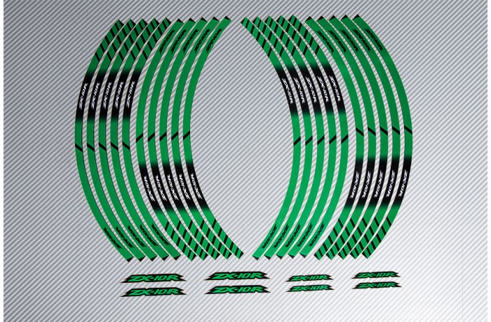 Stickers de llantas Racing KAWASAKI ZX10R Stickers de llantas Racing KAWASAKI ZX10R