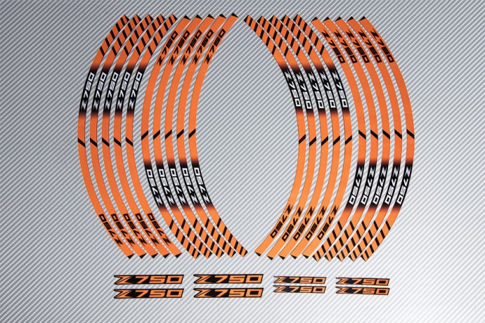 Stickers de llantas Racing KAWASAKI Z750 Stickers de llantas Racing KAWASAKI Z750