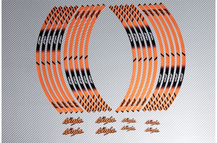 Strisce nastro adesivo racing per cerchio ruota KAWASAKI NINJA Strisce nastro adesivo racing per cerchio ruota KAWASAKI NINJA