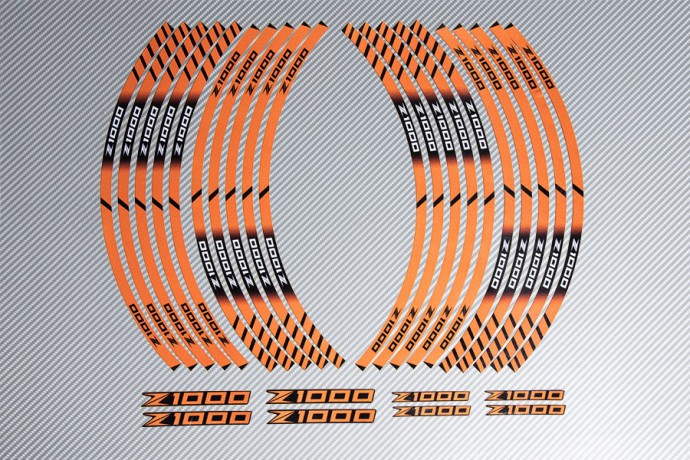 Stickers de llantas Racing KAWASAKI Z1000 Stickers de llantas Racing KAWASAKI Z1000
