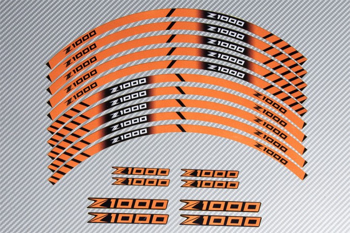 Stickers de llantas Racing KAWASAKI Z1000 Stickers de llantas Racing KAWASAKI Z1000