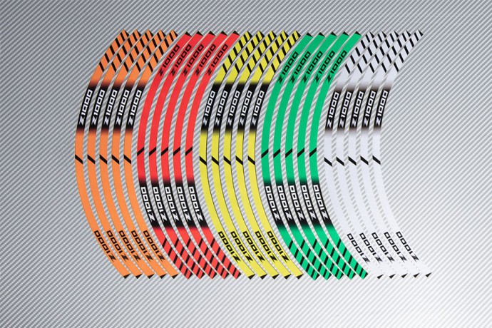 Strisce nastro adesivo racing per cerchio ruota KAWASAKI Z1000