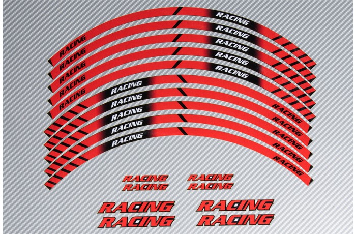 Strisce nastro adesivo racing per cerchio ruota RACING