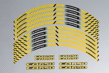 Racing Klebstoff-Felge-Rad-Streifen HONDA CB 650 Racing Klebstoff-Felge-Rad-Streifen HONDA CB 650
