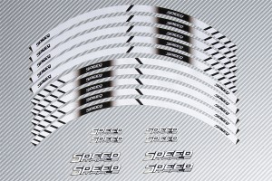 Stickers de llantas Racing TRIUMPH SPEED TRIPLE Stickers de llantas Racing TRIUMPH SPEED TRIPLE