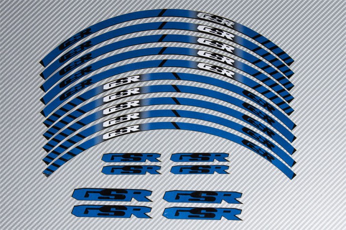 Strisce nastro adesivo racing per cerchio ruota SUZUKI GSR Strisce nastro adesivo racing per cerchio ruota SUZUKI GSR