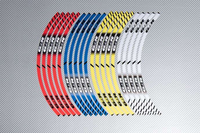 Strisce nastro adesivo racing per cerchio ruota SUZUKI GSR