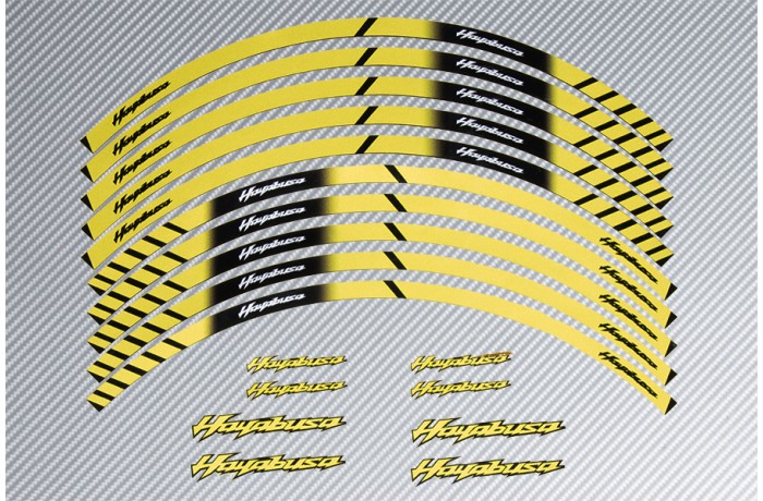 Strisce nastro adesivo racing per cerchio ruota SUZUKI HAYABUSA Strisce nastro adesivo racing per cerchio ruota SUZUKI HAYABUSA
