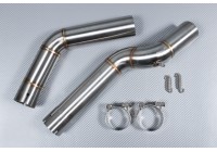 Conexion / Mid Pipe con decatalizador específico para HONDA CBR 1000 RR 2004 - 2007