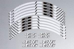 Stickers de llantas Racing YAMAHA - Modelo XJ6 Stickers de llantas Racing YAMAHA - Modelo XJ6