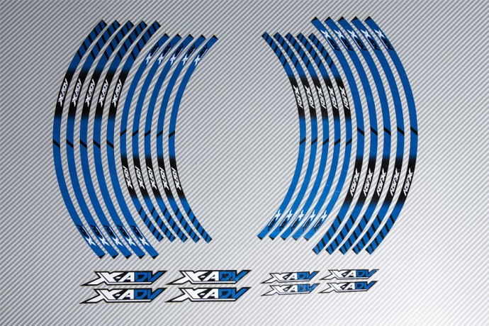 Strisce nastro adesivo racing per cerchio ruota HONDA - Modello XADV