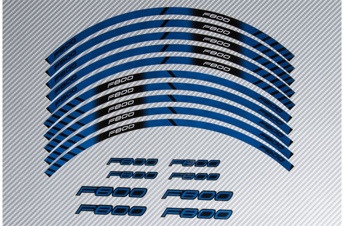 Strisce nastro adesivo racing per cerchio ruota BMW - Modello F800 Strisce nastro adesivo racing per cerchio ruota BMW - Modello F800