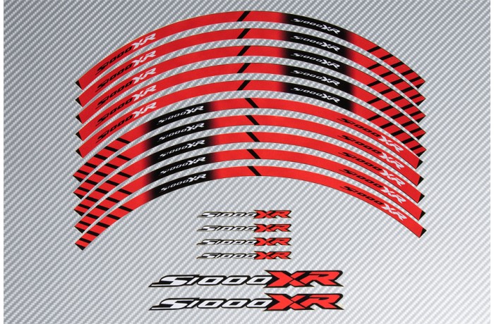 Strisce nastro adesivo racing per cerchio ruota BMW - Modello S1000XR Strisce nastro adesivo racing per cerchio ruota BMW - Modello S1000XR