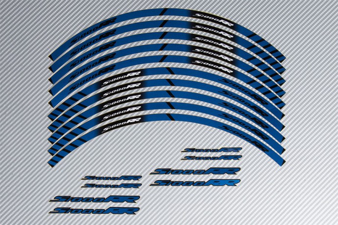Strisce nastro adesivo racing per cerchio ruota BMW - Modello S1000RR Strisce nastro adesivo racing per cerchio ruota BMW - Modello S1000RR
