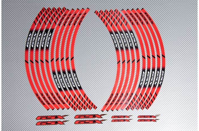 Stickers de llantas Racing SUZUKI - Modelo GSX