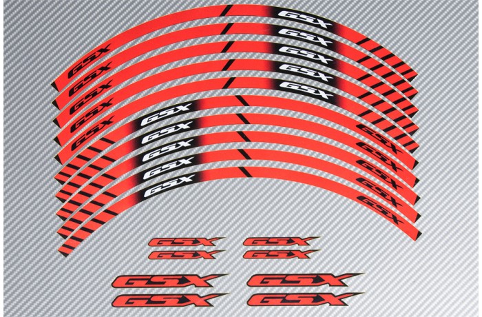 Stickers de llantas Racing SUZUKI - Modelo GSX