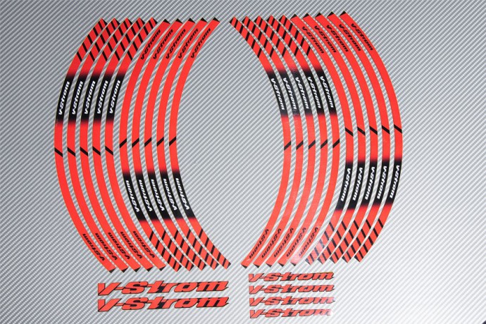 Stickers de llantas Racing SUZUKI - Modelo VSTROM Stickers de llantas Racing SUZUKI - Modelo VSTROM