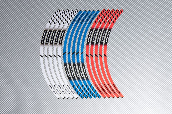 Strisce nastro adesivo racing per cerchio ruota SUZUKI - Modello VSTROM