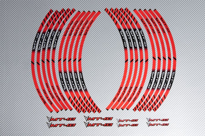 Stickers de llantas Racing YAMAHA - Modelo MT10 Stickers de llantas Racing YAMAHA - Modelo MT10