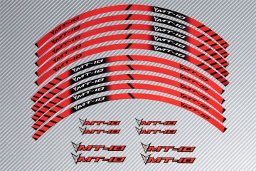 Strisce nastro adesivo racing per cerchio ruota YAMAHA - Modello MT10 Strisce nastro adesivo racing per cerchio ruota YAMAHA - Modello MT10