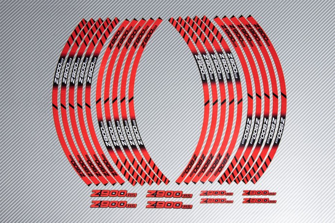 Racing Klebstoff-Felge-Rad-Streifen KAWASAKI - Modell Z900RS Racing Klebstoff-Felge-Rad-Streifen KAWASAKI - Modell Z900RS