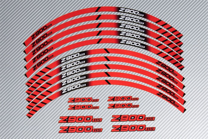 Racing Klebstoff-Felge-Rad-Streifen KAWASAKI - Modell Z900RS Racing Klebstoff-Felge-Rad-Streifen KAWASAKI - Modell Z900RS
