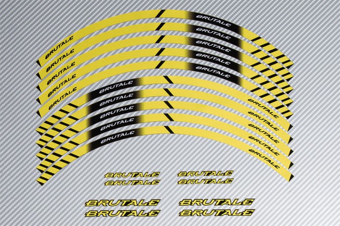 Strisce nastro adesivo racing per cerchio ruota MV AGUSTA - Modello BRUTALE Strisce nastro adesivo racing per cerchio ruota MV AGUSTA - Modello BRUTALE