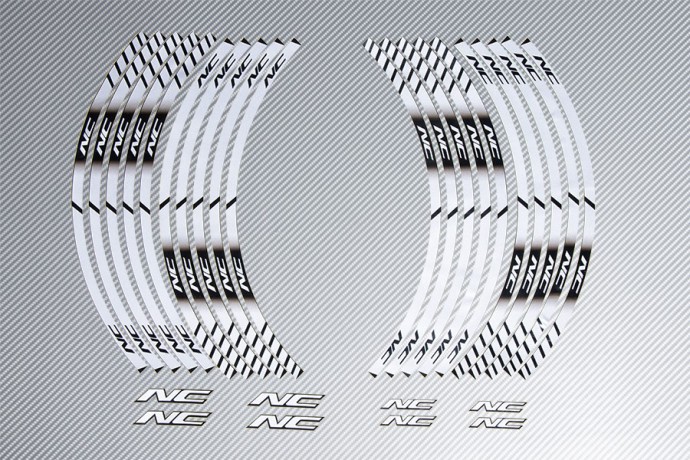 Stickers de llantas Racing HONDA - Modelo NC