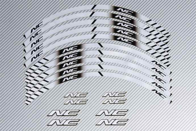 Stickers de llantas Racing HONDA - Modelo NC