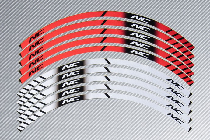 Stickers de llantas Racing HONDA - Modelo NC