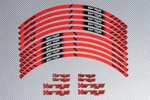 Strisce nastro adesivo racing per cerchio ruota KAWASAKI - Modello VERSYS