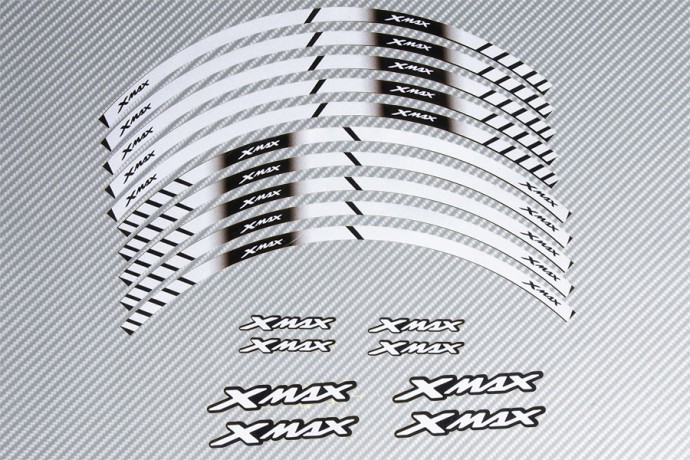 Racing Klebstoff-Felge-Rad-Streifen YAMAHA - Modell XMAX Racing Klebstoff-Felge-Rad-Streifen YAMAHA - Modell XMAX