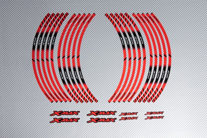 Racing Klebstoff-Felge-Rad-Streifen YAMAHA - Modell XMAX Racing Klebstoff-Felge-Rad-Streifen YAMAHA - Modell XMAX