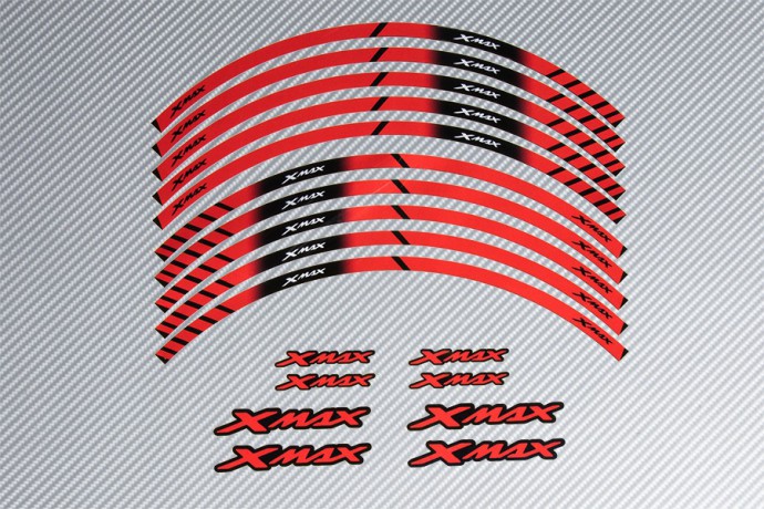 Racing Klebstoff-Felge-Rad-Streifen YAMAHA - Modell XMAX Racing Klebstoff-Felge-Rad-Streifen YAMAHA - Modell XMAX