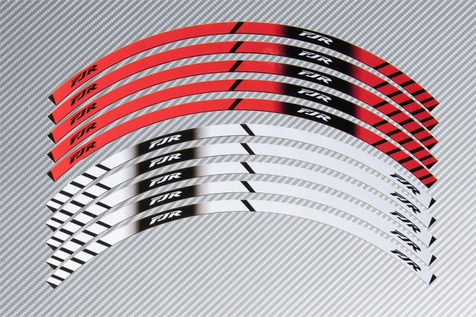 Stickers de llantas Racing YAMAHA - Modelo FJR