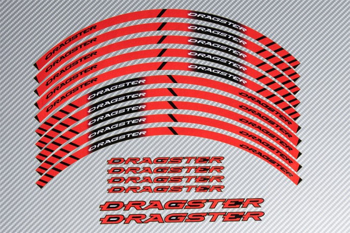 Liseret de jante racing - Modèle DRAGSTER Liseret de jante racing - Modèle DRAGSTER