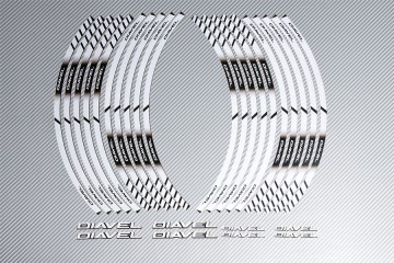 Stickers de llantas Racing DUCATI - Modelo DIAVEL