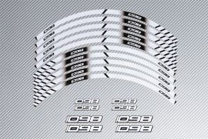 Strisce nastro adesivo racing per cerchio ruota DUCATI - Modello 1098
