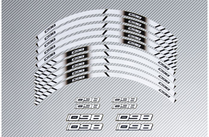 Liseret de jante racing DUCATI - Modèle 1098