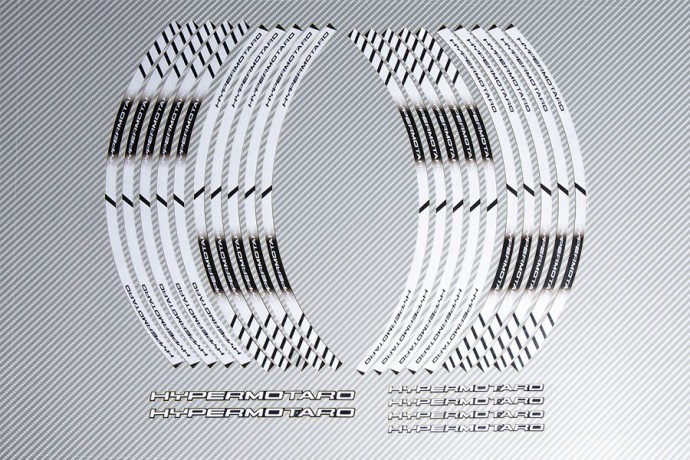 Strisce nastro adesivo racing per cerchio ruota DUCATI - Modello HYPERMOTARD Strisce nastro adesivo racing per cerchio ruota DUCATI - Modello HYPERMOTARD