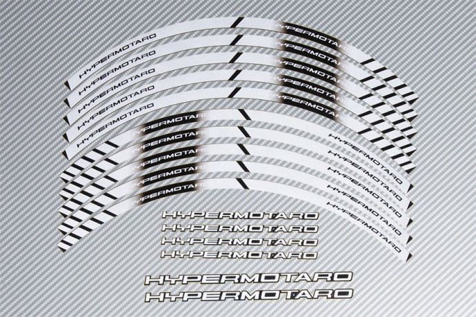 Strisce nastro adesivo racing per cerchio ruota DUCATI - Modello HYPERMOTARD Strisce nastro adesivo racing per cerchio ruota DUCATI - Modello HYPERMOTARD