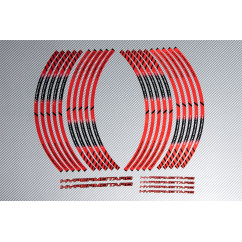 Strisce nastro adesivo racing per cerchio ruota DUCATI - Modello HYPERMOTARD