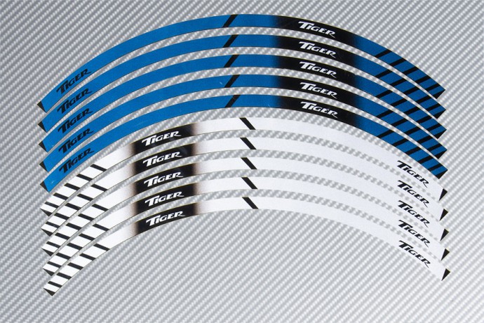 Racing Klebstoff-Felge-Rad-Streifen TRIUMPH - Modell TIGER
