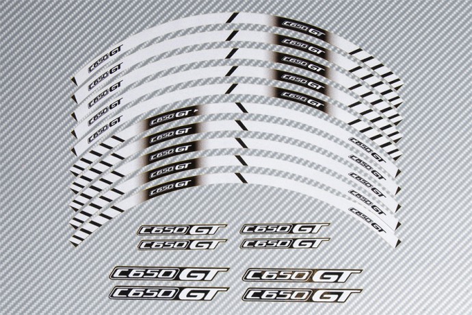 Stickers de llantas Racing BMW - Modelo C650GT Stickers de llantas Racing BMW - Modelo C650GT