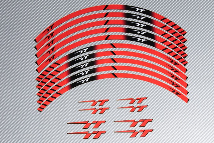 Stickers de llantas Racing - Modelo TT Stickers de llantas Racing - Modelo TT